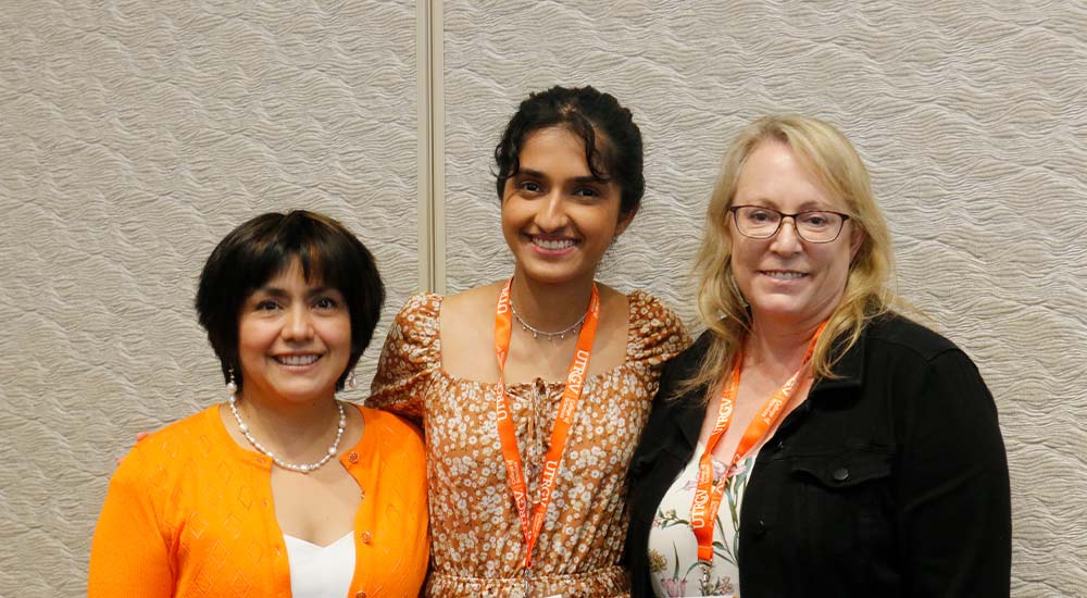 Ira with Dr. Patricia Feris and Dr. Jennifer Proft